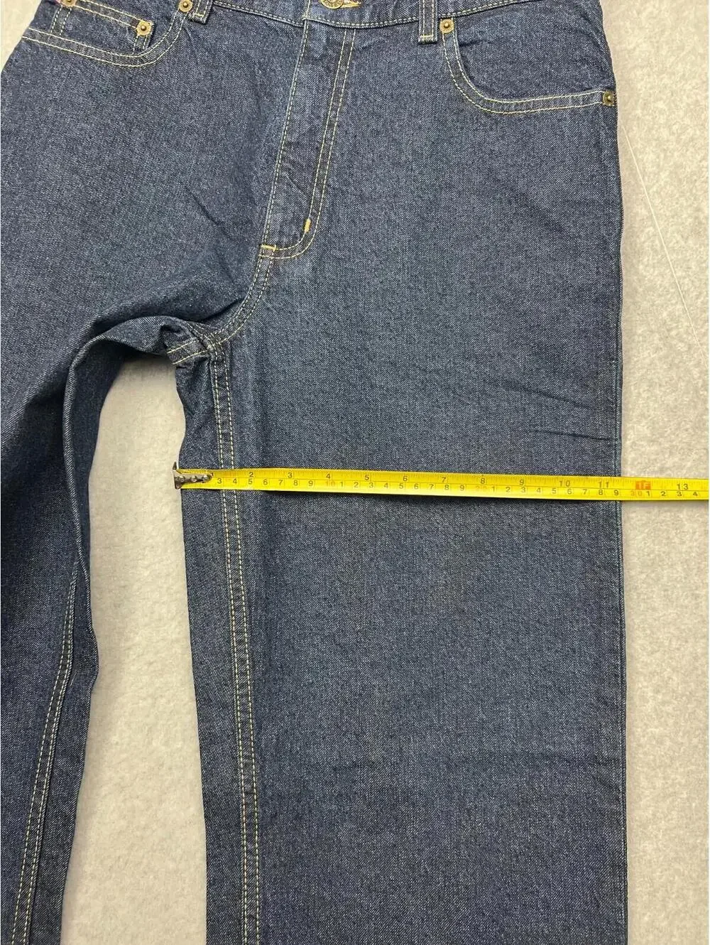 y2k 90s Polo Ralph Lauren Jeans Boys 18 Blue Straight Leg Cotton Classic Med Was